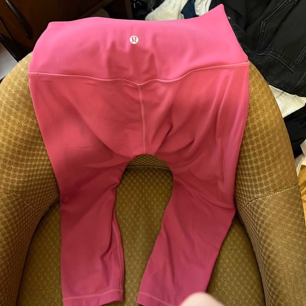 Pink size 6 lulu leggings